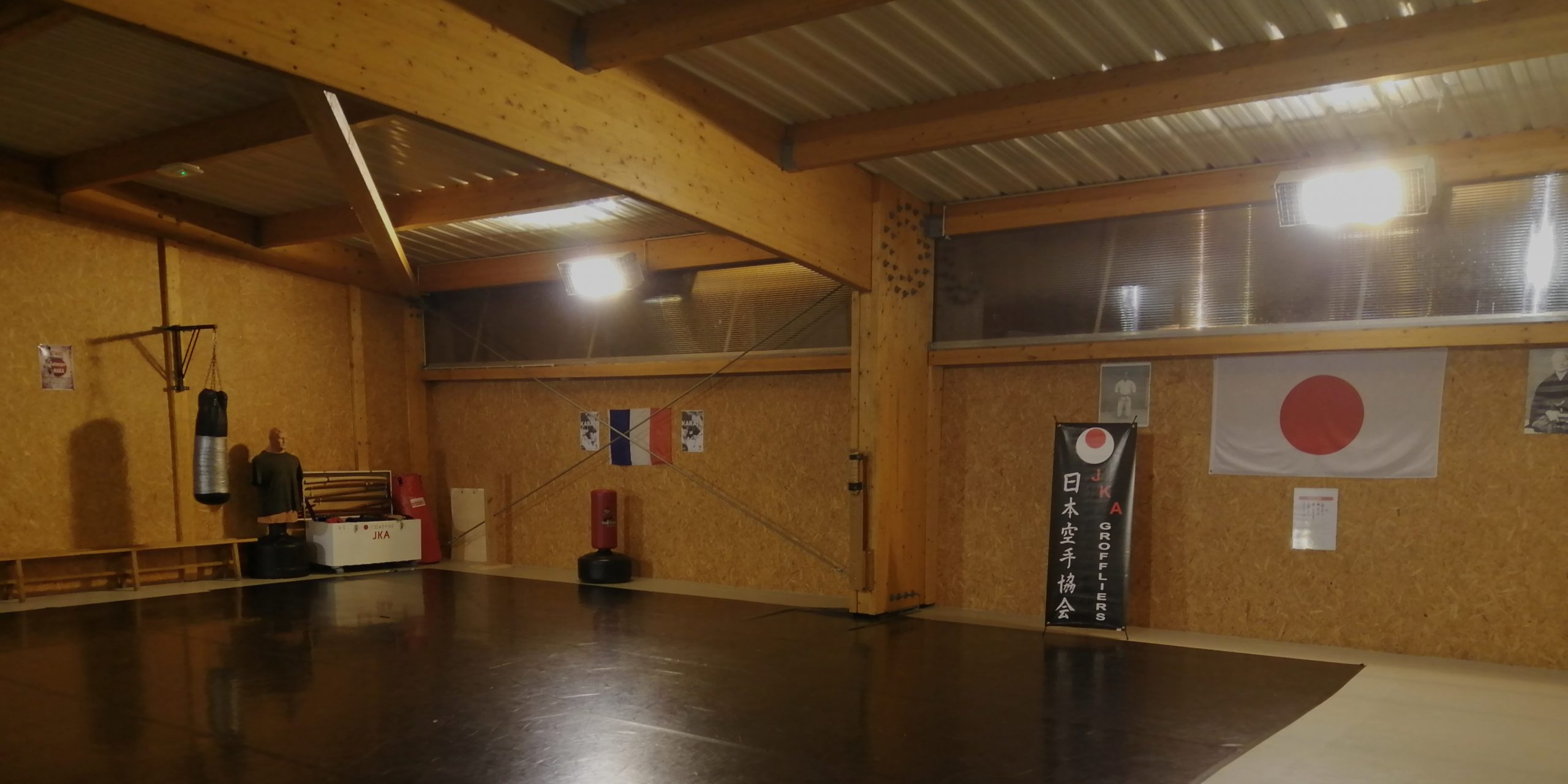 Dojo du club de karaté JKA Groffliers